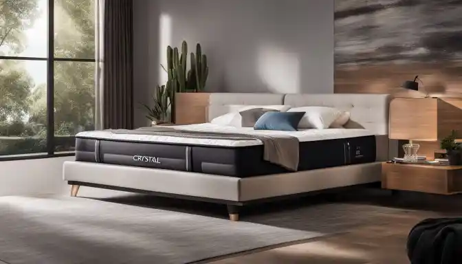 An adjustable bed with luxurious mattress and pillows in modern bedroom.