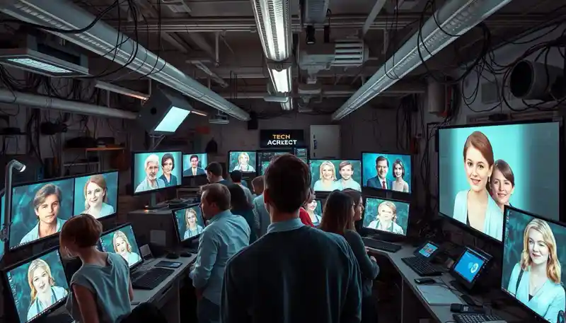 Holographic companions on monitors