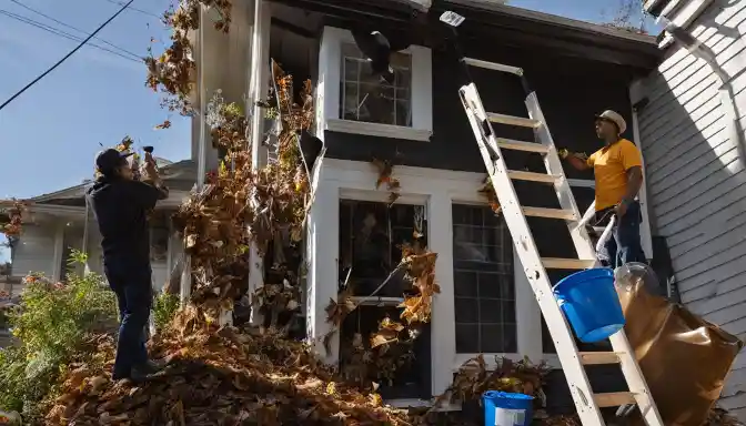 efficient gutter cleaning