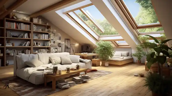 Cozy attic