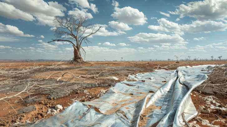 landscaping fabric ruined landscape