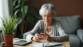 Senior Woman on phone